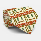 Land Dachshund Stropdas (Opgerold)