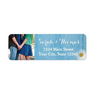 Land Daisy Foto Retouradres Labels