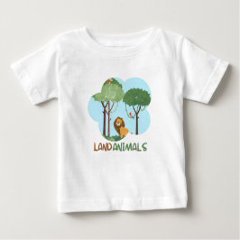 Land dieren t-shirt voor kinderen