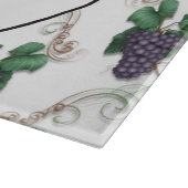 Land druiven fruit keuken glas snijplank (Hoek)