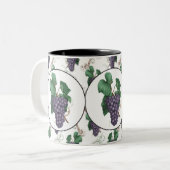 Land druiven fruit koffie mok (Voorkant links)