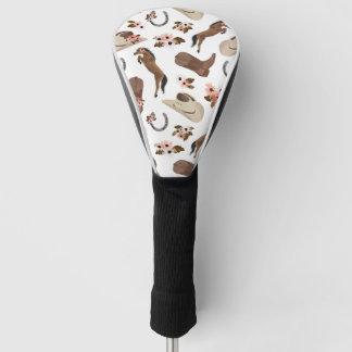 Land en Floral Golf Head Hoesje Golfheadcover