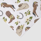 Land en Floral Tissuepapier (Detail)