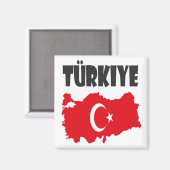 Land- en ventilatorontwerp Turkije Magneet (Voorkant / Achterkant)