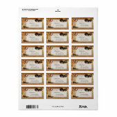 Land en Westerne paarden Etiket (Full Sheet)