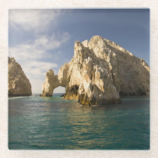 Land End, Arch bij Cabo San Lucas, Baja Glazen Onderzetter (Voorkant)