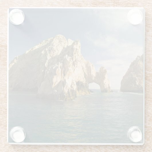 Land End, Arch bij Cabo San Lucas, Baja Glazen Onderzetter (Achterkant)