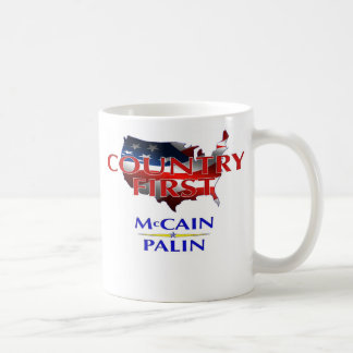 Land First - McCain Palin 2008 Coffee-Mok Koffiemok