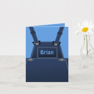 land Folk Blue Overalls op maat Kaart