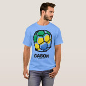 Land Gabon Vlag T-shirt (Voorkant volledig)