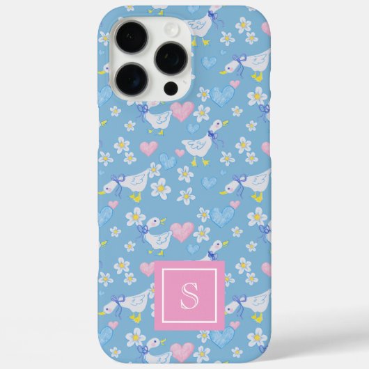  land ganzenpatroon monogram Case-Mate iPhone case (Achterkant)