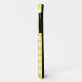 Land gingham in citroengeel en wit Case-Mate iPhone case (Achterkant/links)