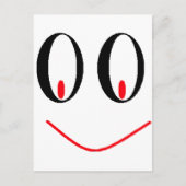 Land heeft groene ogen met een gekke glimlach briefkaart (Voorkant)