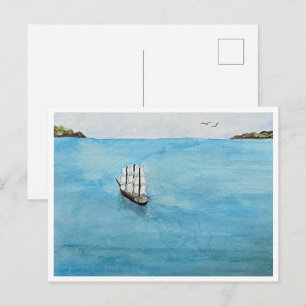 Land Ho Ansichtkaart Briefkaart