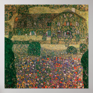 Land House by the Attersee, c.1914 Poster