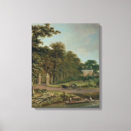 Land House Canvas Afdruk (Voorkant)