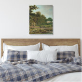 Land House Canvas Afdruk (Insitu (Slaapkamer))