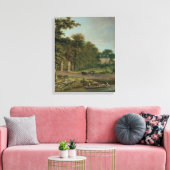 Land House Canvas Afdruk (Insitu (Woonkamer))