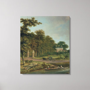 Land House Canvas Afdruk