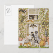 Land House Party Uitnodiging Briefkaart (Voorkant / Achterkant)