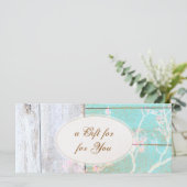Land , houten Boutique Cadeaubon (Staand voorkant)