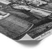 Land Inn Yard, 1747 Poster (Hoek)