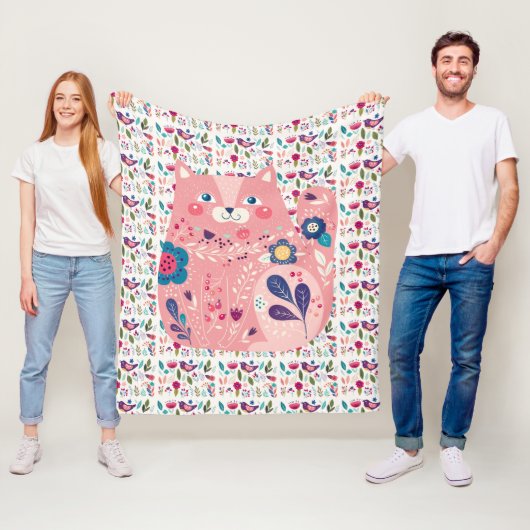 Land Kat Fleece Deken (In situ)