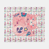 Land Kat Fleece Deken (Voorkant (Horizontaal))