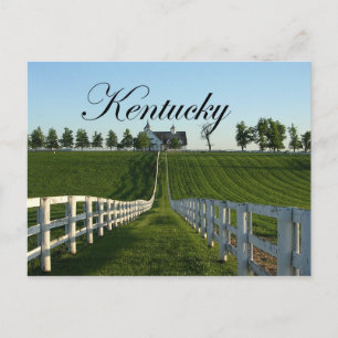 Land Kentucky Bluegrass Briefkaart