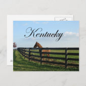 Land Kentucky Bluegrass Briefkaart (Voorkant / Achterkant)