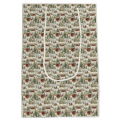  land kerstscène medium cadeauzakje (Achterkant)