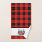 Land Kersttruck Vakantie Bad Handdoek (Handdoek)