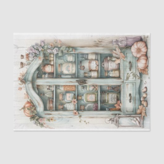 LAND KEUKEN PANTRY DECOUPAGE TISSUEPAPIER (Voorkant)