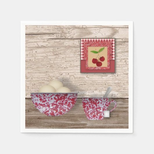 land keuken papier servetten (Voorkant)