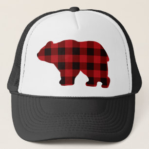 Land klassiek rood en zwart Beer Trucker Pet
