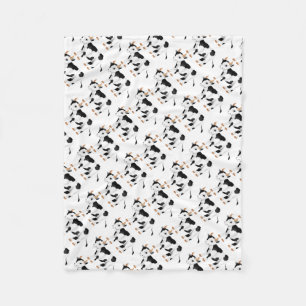 Land Koe patroon Fleece deken