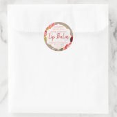 Land Kraft Bloemen Lip Balm Label (Tas)