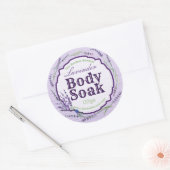 Land Lavendel Bloem Body Weak Labels (Envelop)