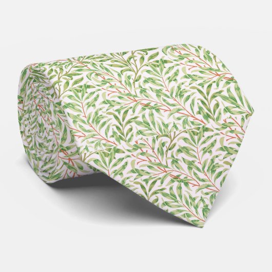 Land Leaf en Branch William Morris Art Stropdas (Opgerold)