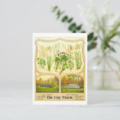 Land Life Farming  Lithograaf Briefkaart (Staand voorkant)