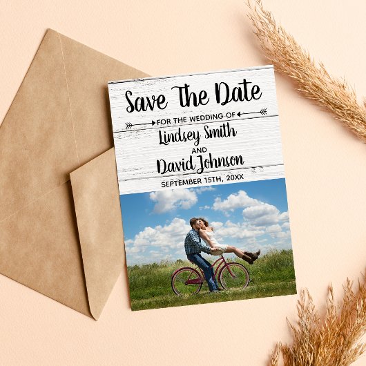 Land Love Western Rustic Save the Date