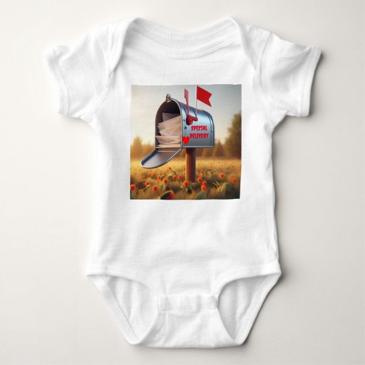 Land Mailbox Speciale levering Baby Bodysuit (Voorkant)