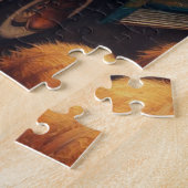  land meisje illustratie legpuzzel (Zijkant)