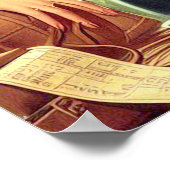  land meisje illustratie poster (Hoek)