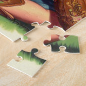 land meisjes legpuzzel (Zijkant)