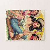 land meisjes legpuzzel (Horizontaal)