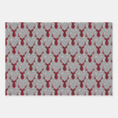 Land met kerstfeestdag als buffel inpakpapier vel (Voorkant 2)