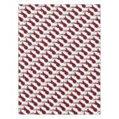 land met rode buffel - kersthert tafelkleed (Voorkant)