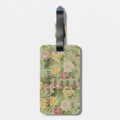 land met weepering bagagelabel (Achterkant verticaal)