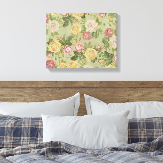 land met weepering canvas afdruk (Insitu (Slaapkamer))